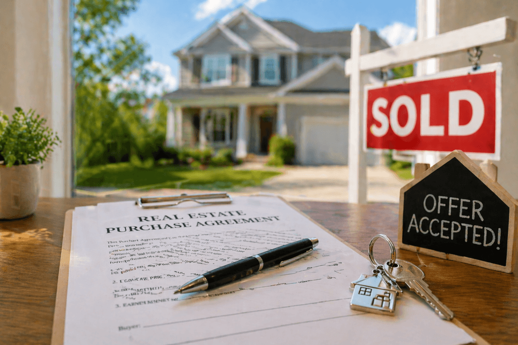 what happens after you accept an offer in Southern Maryland real estate transaction scene