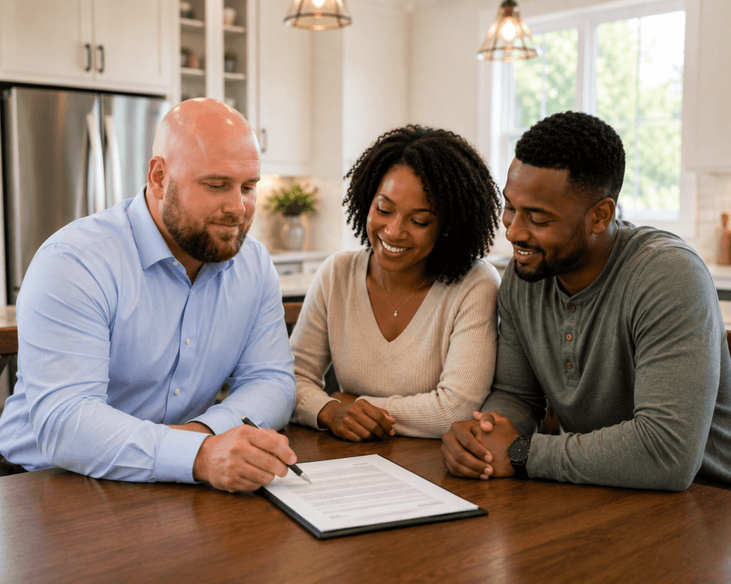 real estate agent reviewing home sale strategy in Southern Maryland
