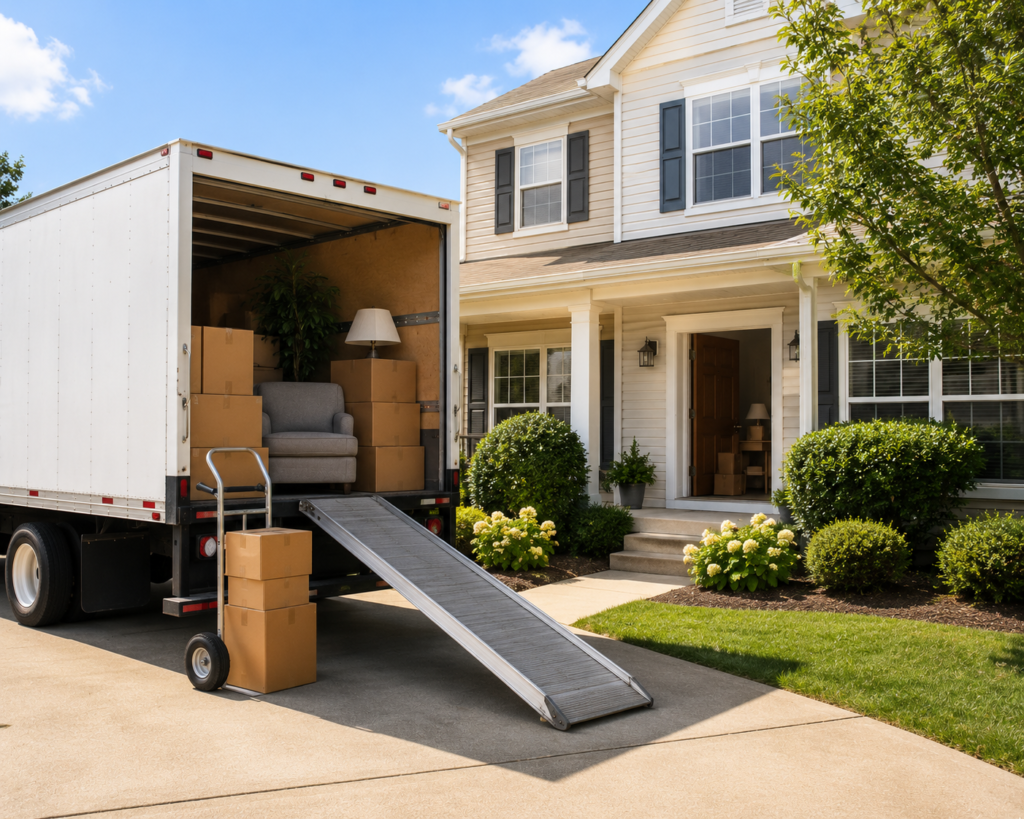 sellers moving out after closing on Maryland home sale