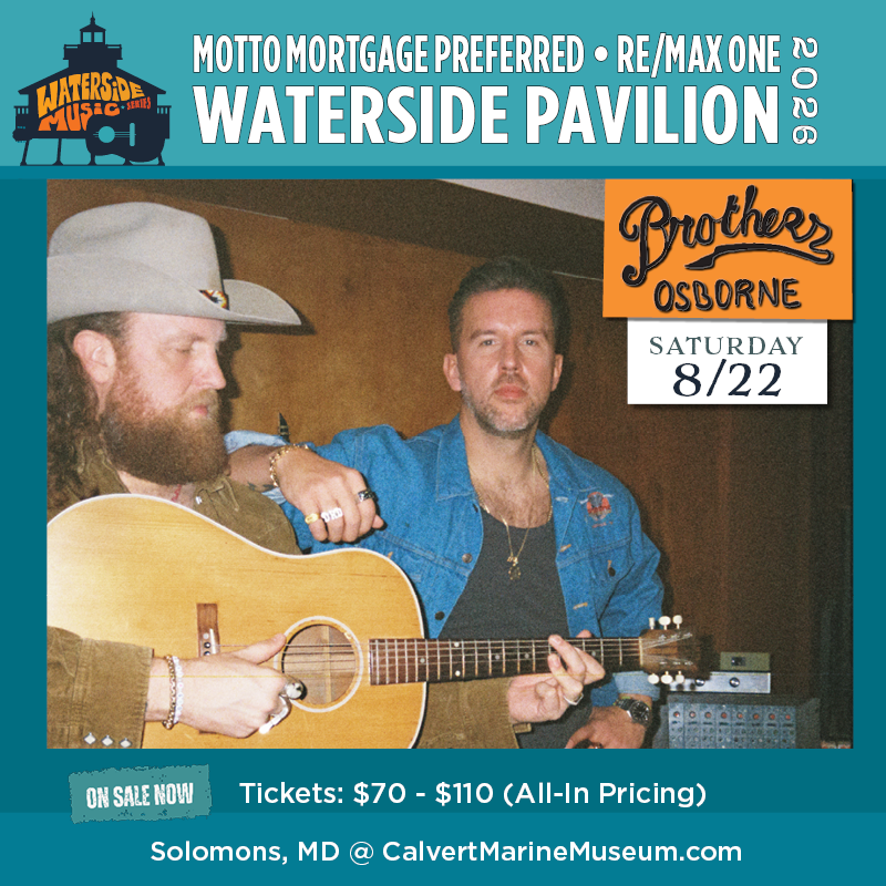 Brothers Osborne live at Calvert Marine Museum Waterside Pavilion Solomons Maryland August 22 2026