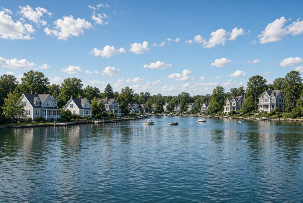 waterfront community in Calvert County Maryland near Solomons Island