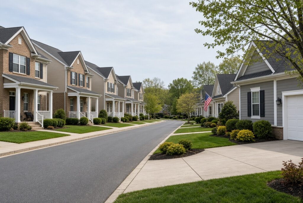 St. Mary's County Maryland military housing neighborhood near Lexington Park