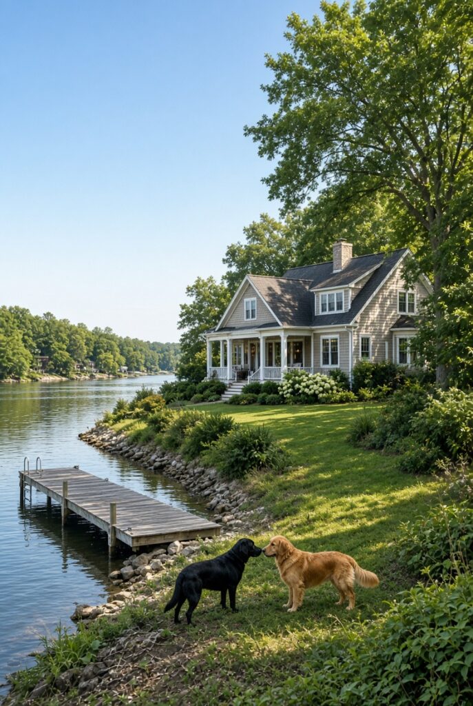 St. Mary's County Maryland waterfront home on the Potomac River