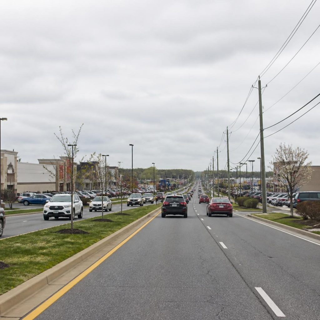 Waldorf Maryland Route 301 commercial corridor retail and restaurants